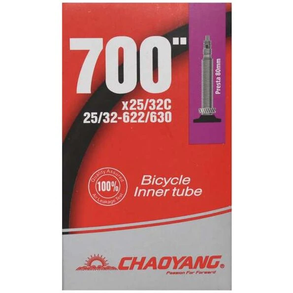 Chaoyang 700x25/32C slange, Presta (80 mm)
