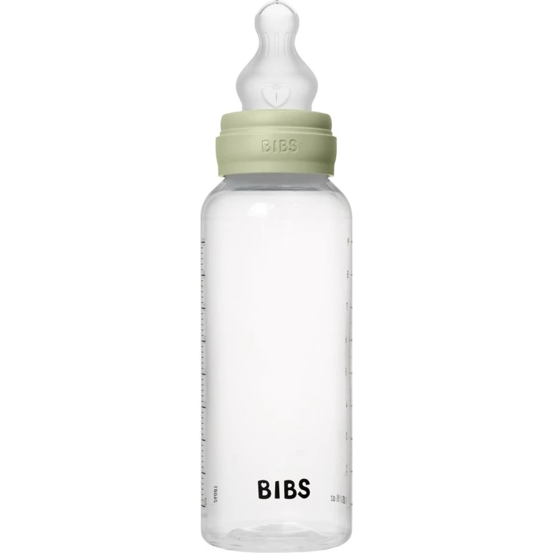 BIBS Sutteflaske 270 ml – Sage (PP, silikone)