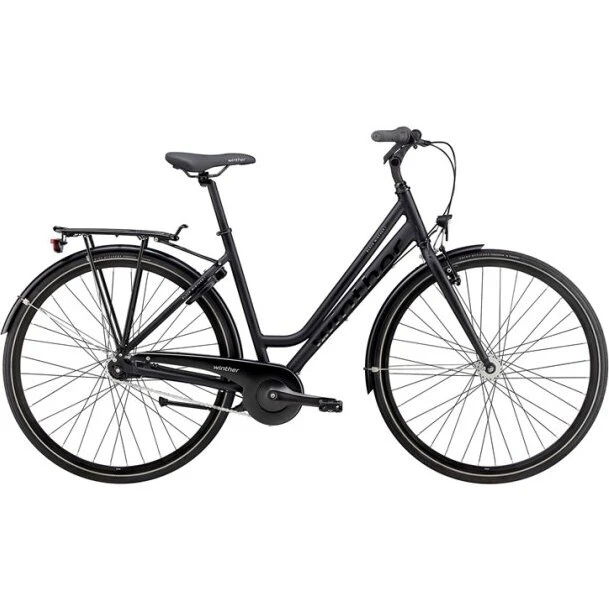 Black Winther 1 Citybike Dame, Mat sort, 7 gear (50/54 cm)