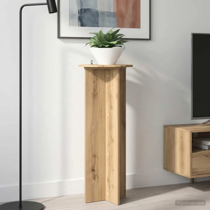 vidaXL Planteholder 2 stk Ø40 x 100 cm Konstrueret Træ