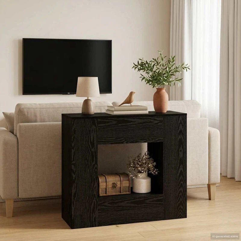 vidaXL 82 x 29 x 74 cm Konsolbord i natur