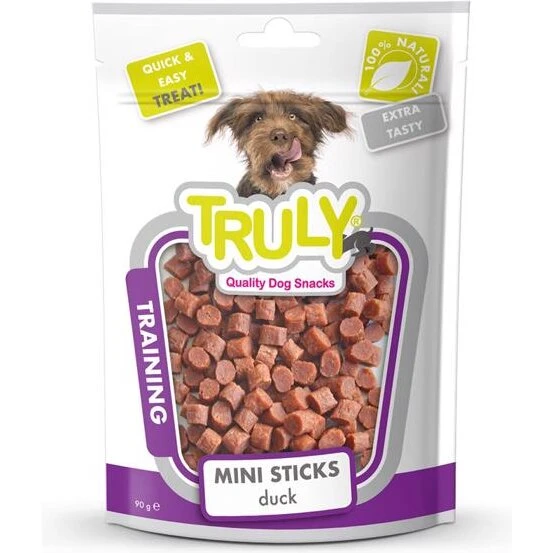 Truly DUCK Træningsbidder – små, ikke-fedtgivende andegodbidder
