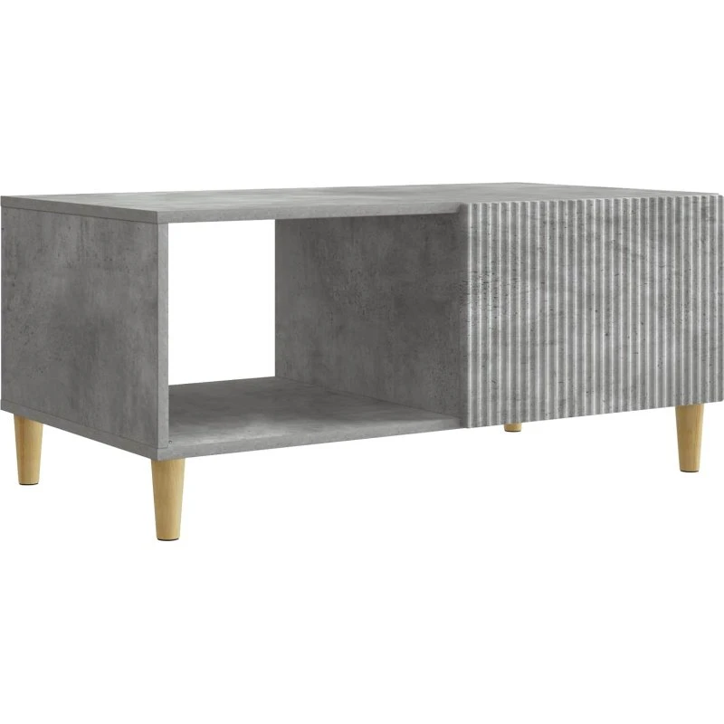 vidaXL Sofabord Betongrå 90 x 50 x 40 cm Konstrueret Træ