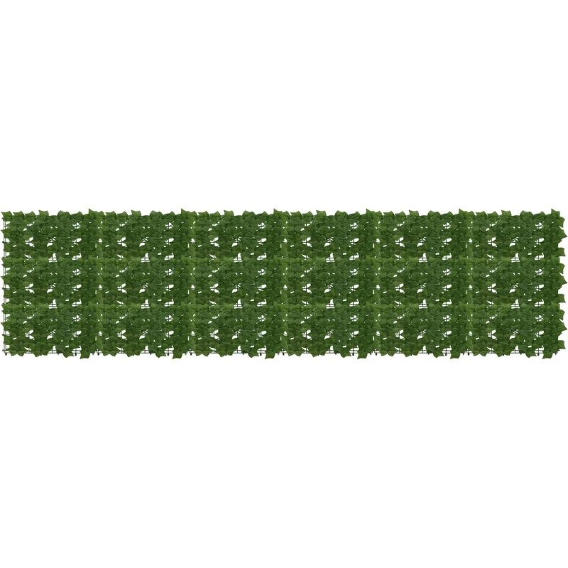 vidaXL Altanscreen Grøn 300 x 75 cm med blade