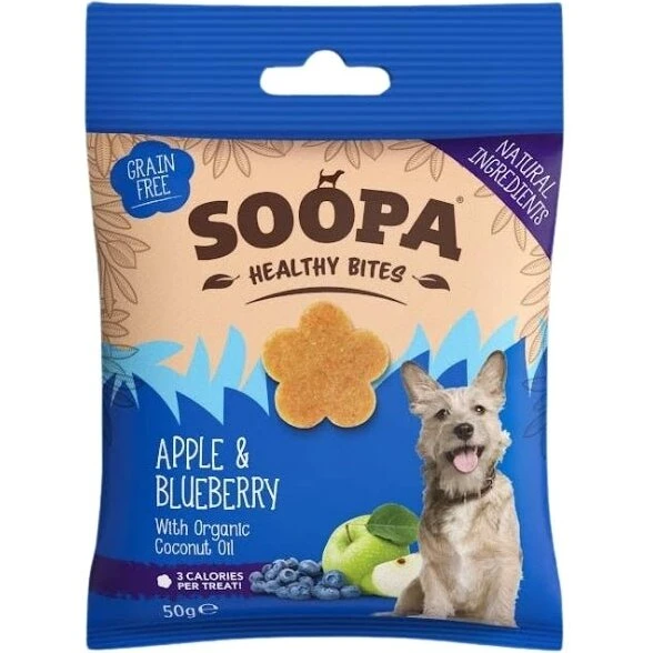 Soopa Æble- og Blåbær Healthy Bites 50 g
