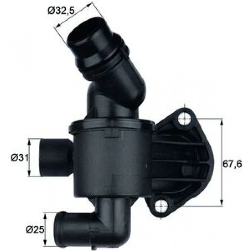 MAHLE Termostat 87°C til VW, Audi, Seat (03L121111AD)