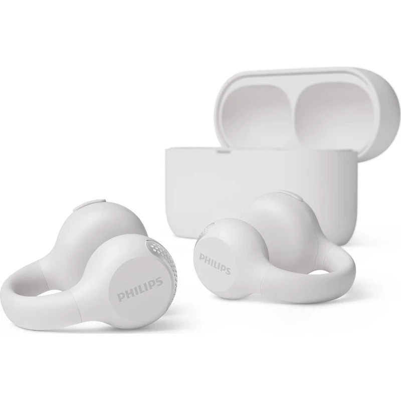 Philips TAQ2000 Open-ear Hvid, Op til 28 Timer, USB-C