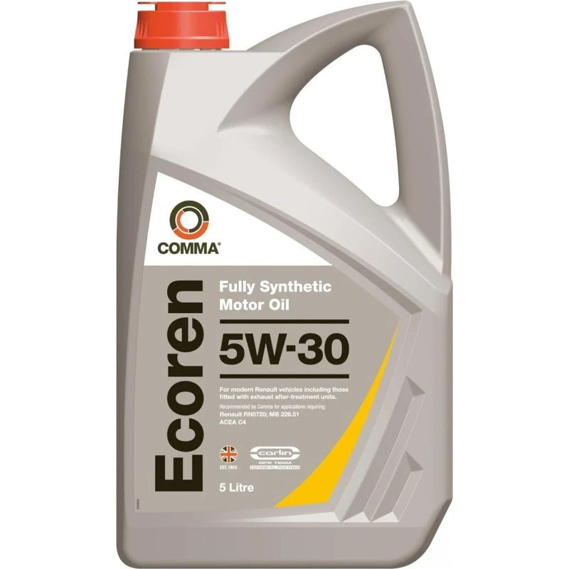 COMMA Ecoren 5W-30 5L Syntetisk Motorolie