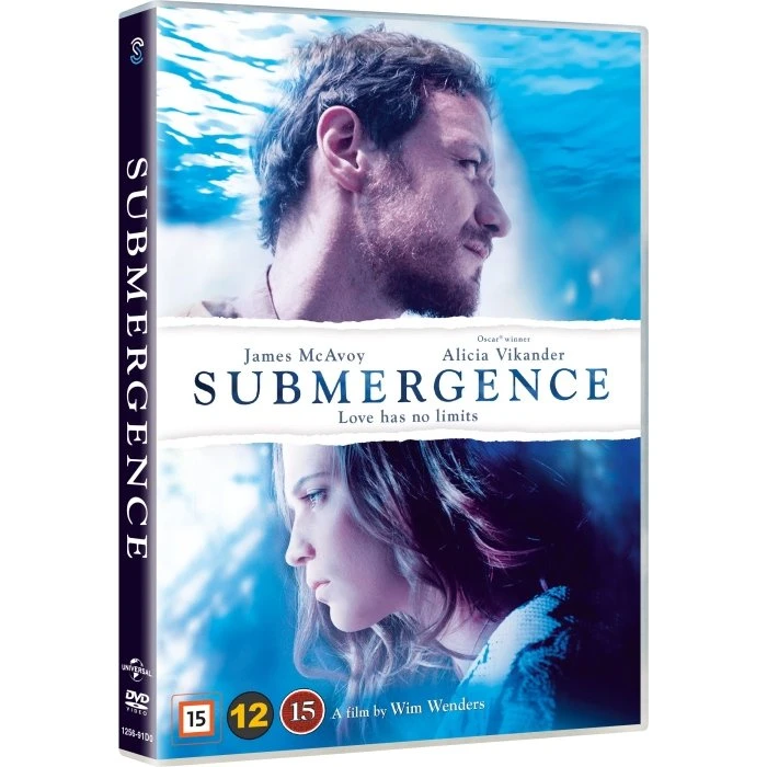 Submergence - DVD med Alicia Vikander og James McAvoy