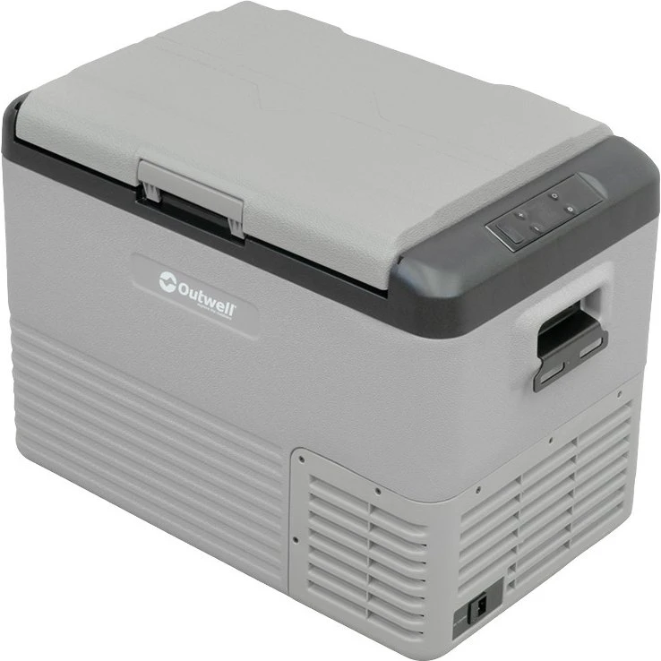 Outwell Arctic Chill 40 Køleboks med Kompressor – 37,1 L, 12/230 V, -20°C til +20°C, Sort/Grå