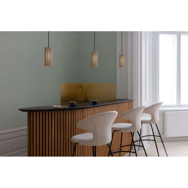Umage Komorebi Skærm Mini Dark Oak - Trælameller & Tekstil