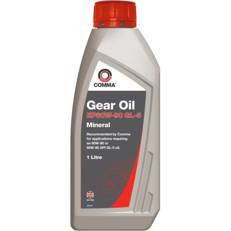 COMMA Gearolie EP80W90 GL-5 1L til bil
