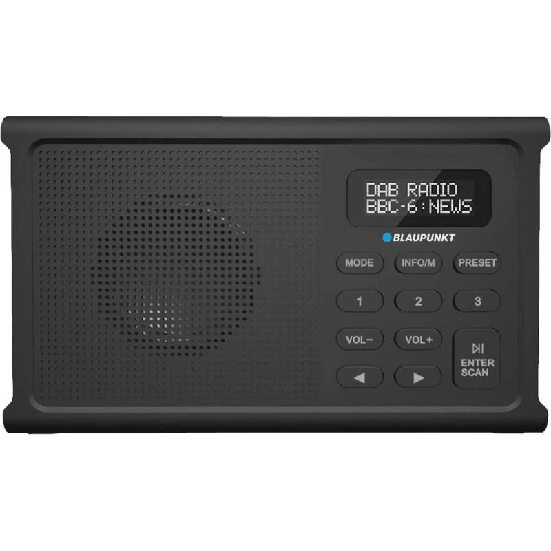 Blaupunkt DR3BK Bærbar Digital Radio - DAB+, FM, Bluetooth - Sort
