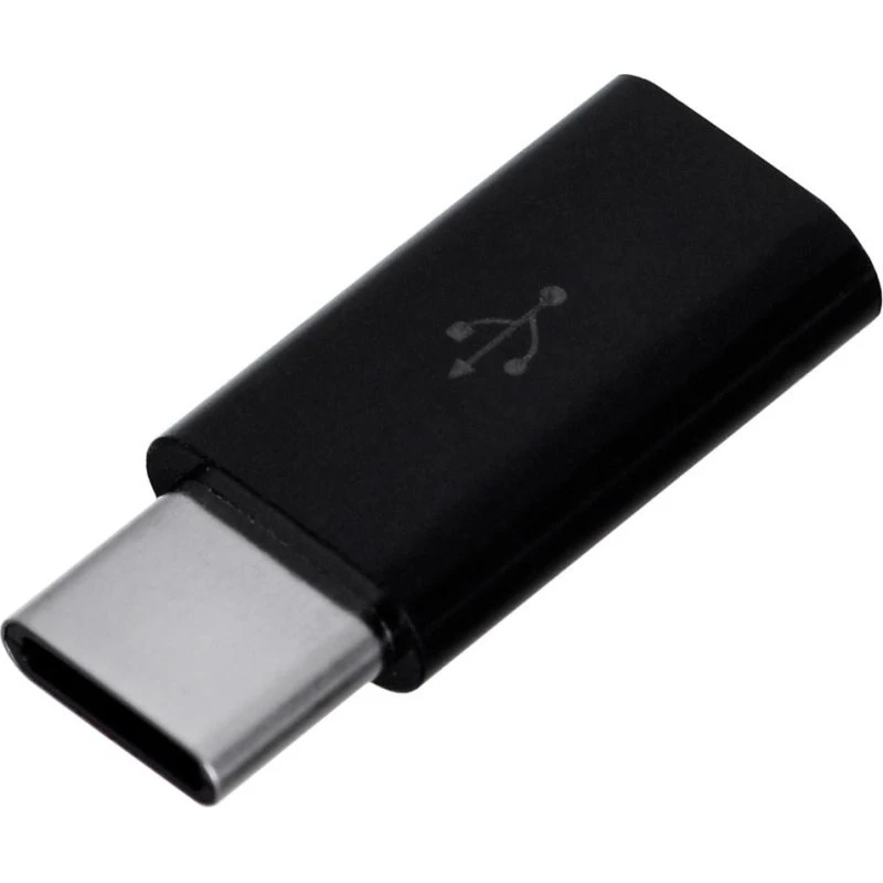 Savio USB-C adapter - Micro USB til USB-C (sort)