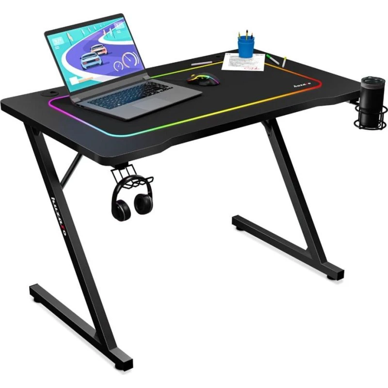 Huzaro Hero 1.8 Gamingbord, Sort, 100x60 cm