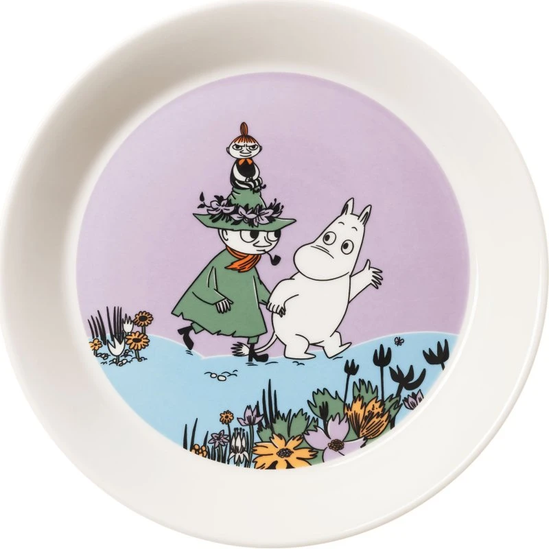 Arabia Moomin Venner for evigt Tallerken 19 cm