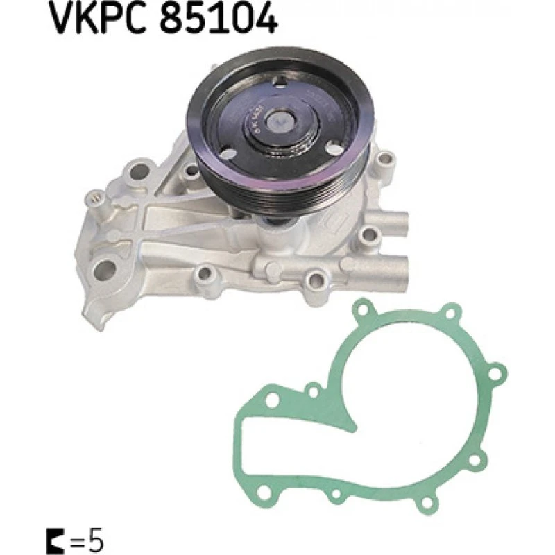 SKF Vandpumpe OPEL/VAUXHALL VKPC 85104 55508683