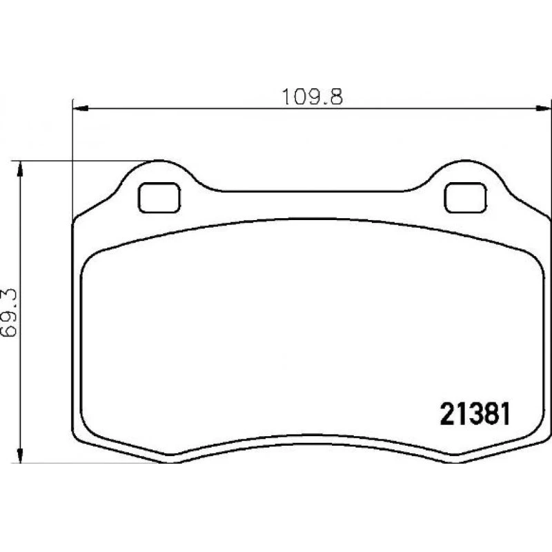 Brembo Bremseklodser P 36 020 for SEAT, Peugeot, Citroën