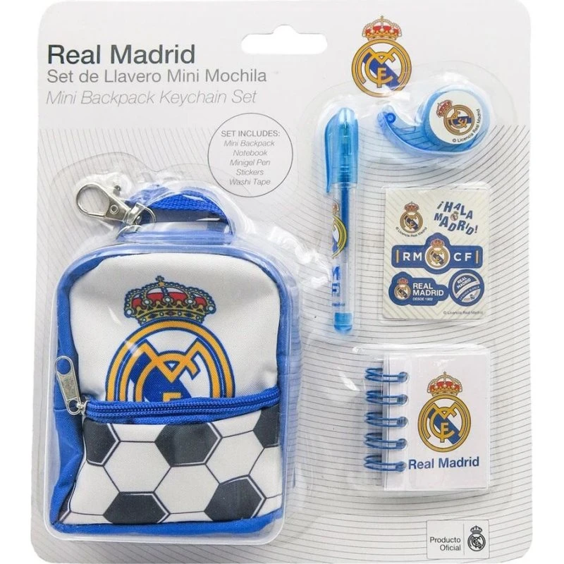 Real Madrid Mini Rygsæk Set, 19,5x22,5x4,5 cm