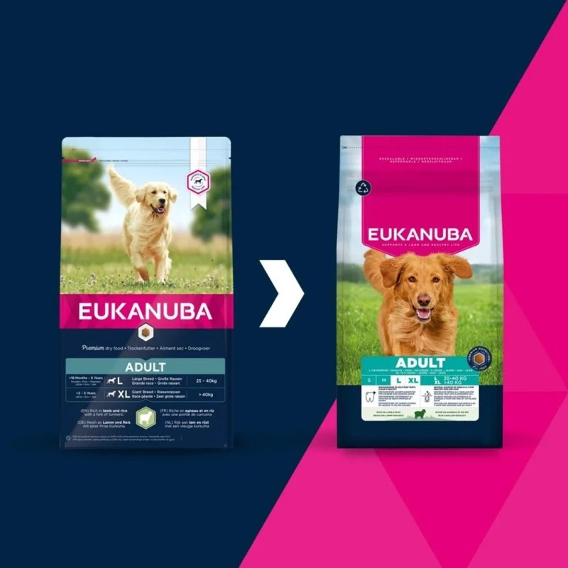 Eukanuba Adult L/XL Lam & Ris 12 kg