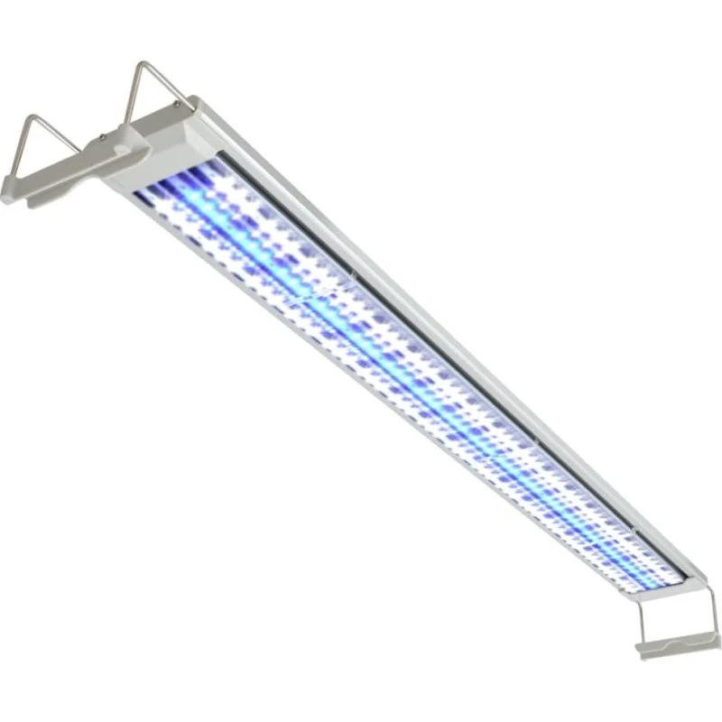 vidaXL LED-akvarielampe 120-130 cm IP67 aluminium