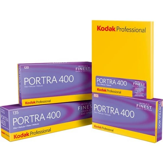 Kodak PROFESSIONAL PORTRA 400 Farvefilm 4x5" ISO 400, 10 ark