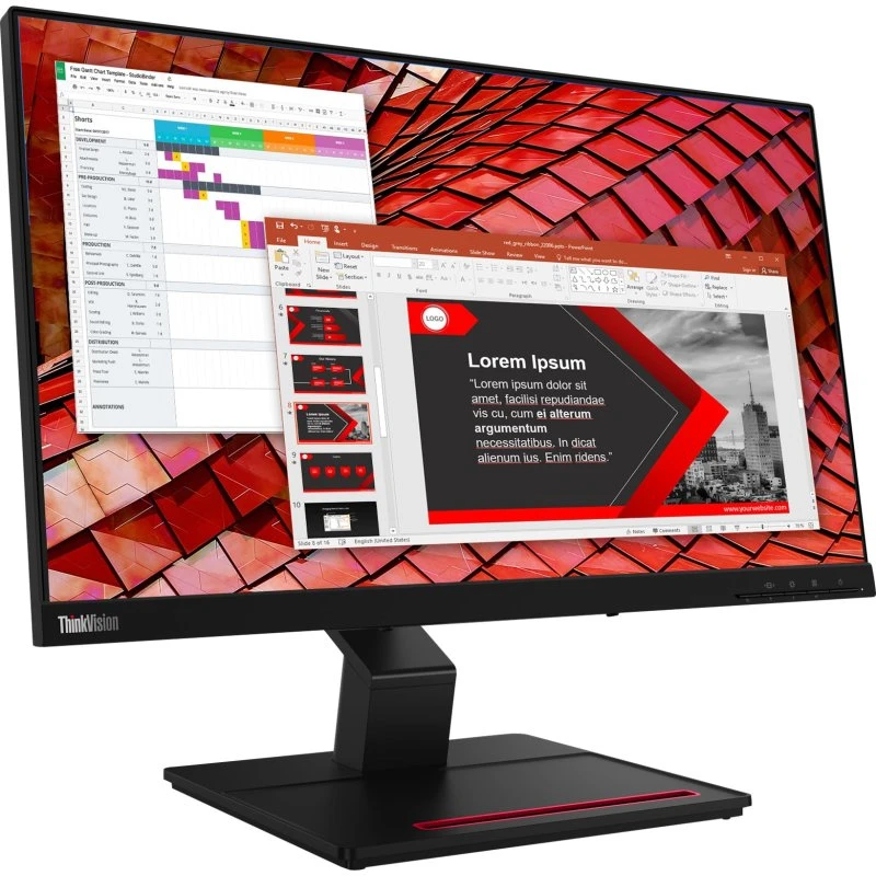 Lenovo ThinkVision T24t-20 24" FHD Touchscreen USB-C