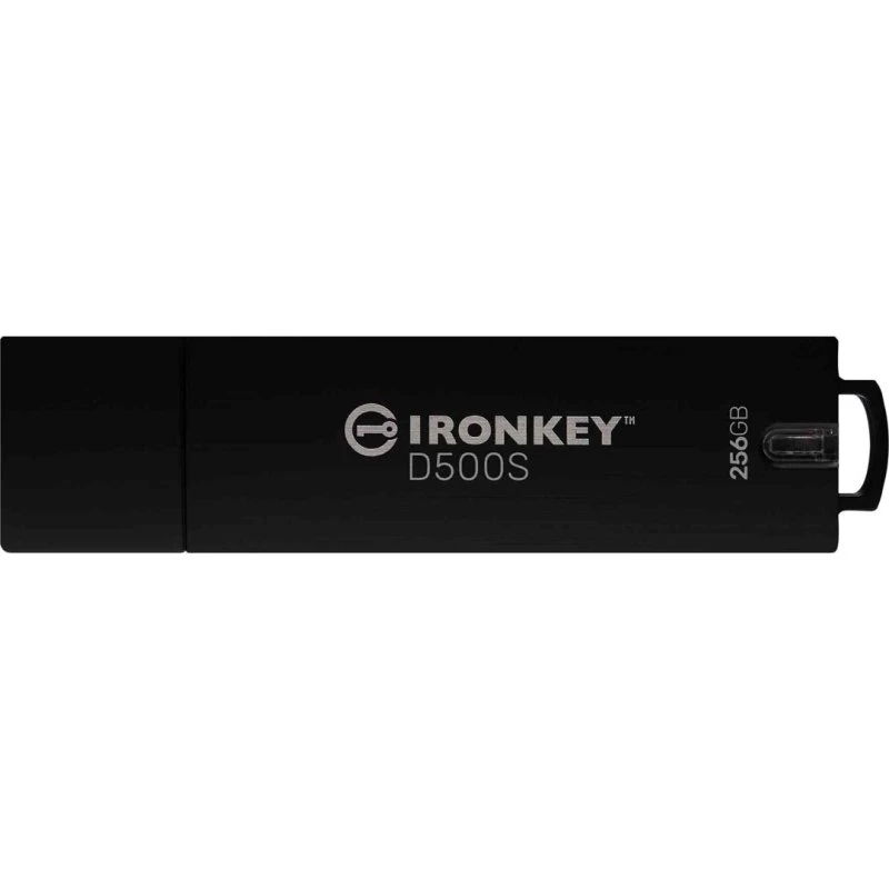 Kingston IronKey D500S 256GB USB 3.2 Gen 1 Sort