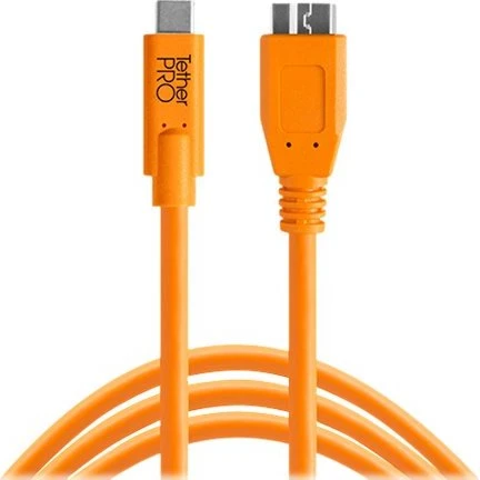 Tether Tools TetherPro USB-C til Micro-USB Type B 4,6 m orange