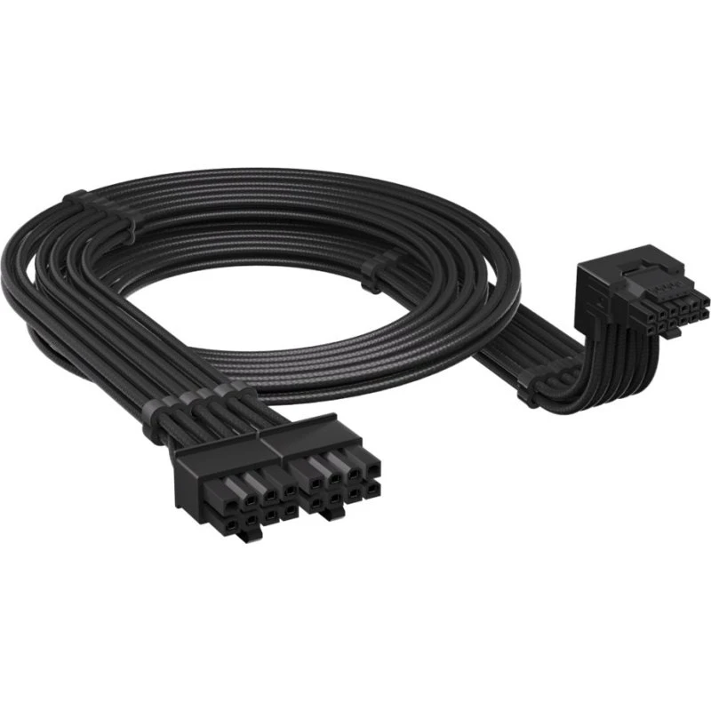 Corsair 16-pin til 8-pin PCIe-strømkabel, 65 cm, sort