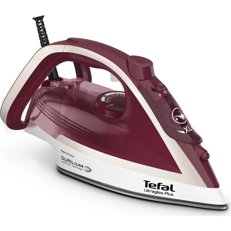 Tefal Ultimate Pure FV6810 Dampstrygejern 2800 W rød/sølv