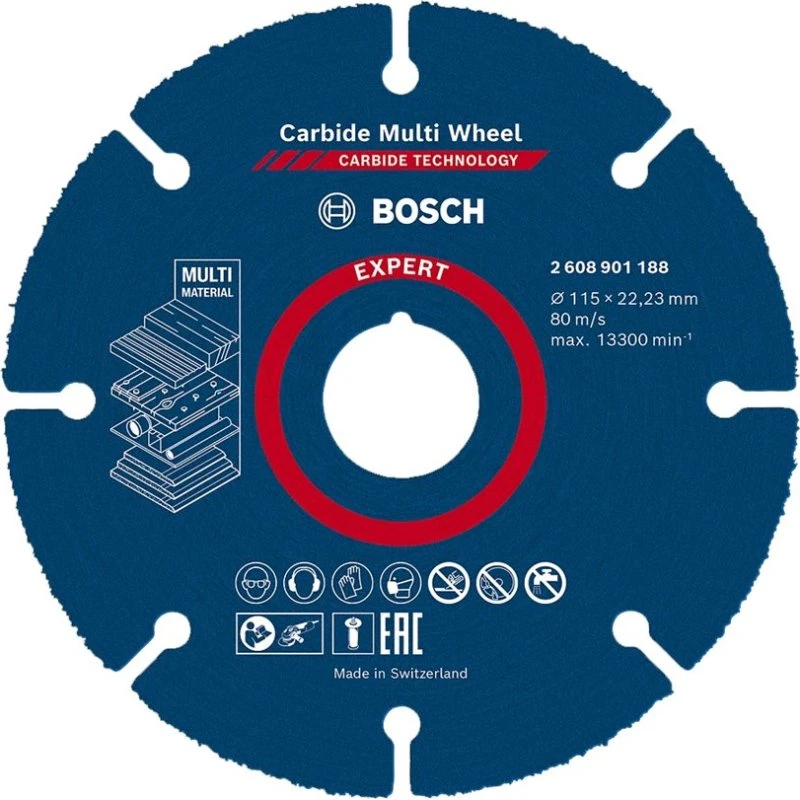 Bosch Expert Carbide Multi Wheel 115 mm Kæreskive