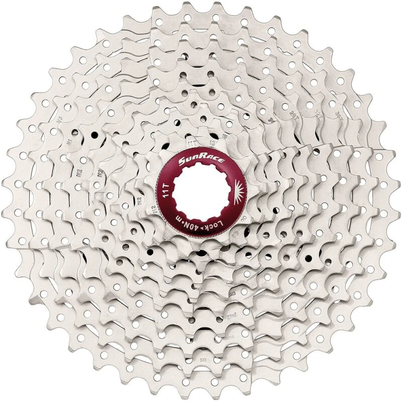 Sunrace MS3 Kassette 10-speed 11-46T – sølv