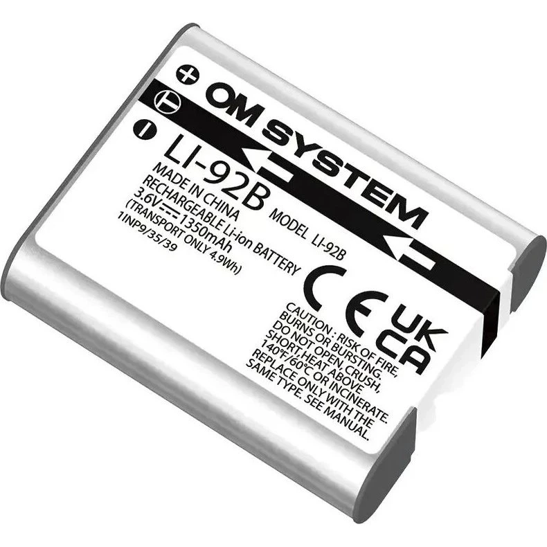 OM System LI-92B 1350mAh Genopladeligt Batteri