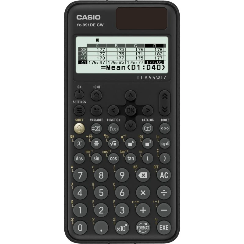 Casio fx-991DE CW Videnskabelig Lommeregner, Sort