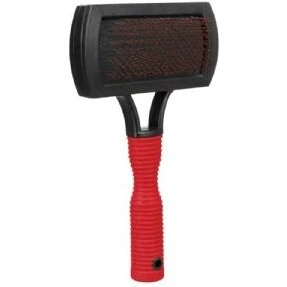 Trixie blød børste med pigge 17×10 cm med gummihåndtag