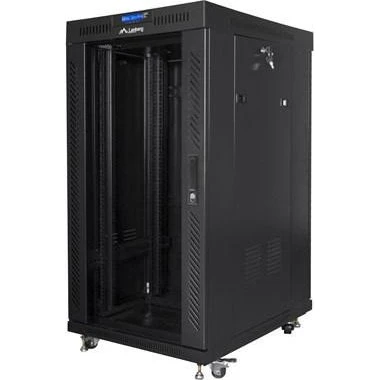 Lanberg FF01-6822-12BL 22U gulvstående rackskab, sort 600×800 mm