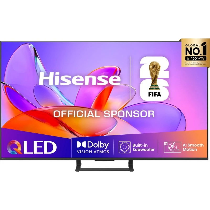 Hisense A7Q 65" 4K Ultra HD Smart TV, Sort