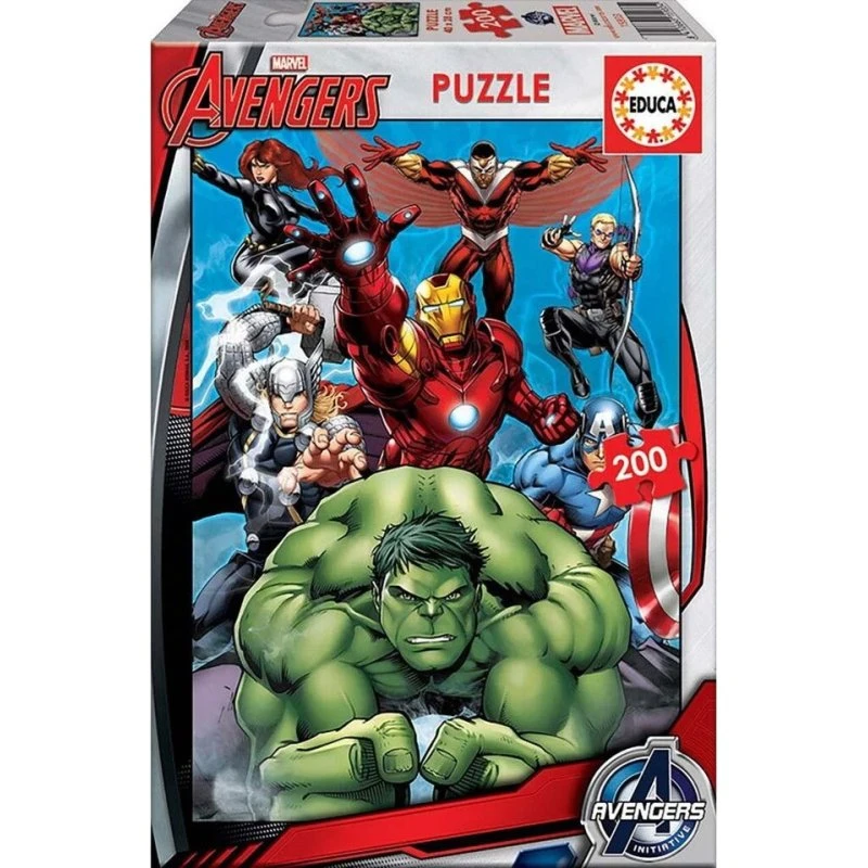 Educa Puslespil 200 Brikker - Marvel Avengers