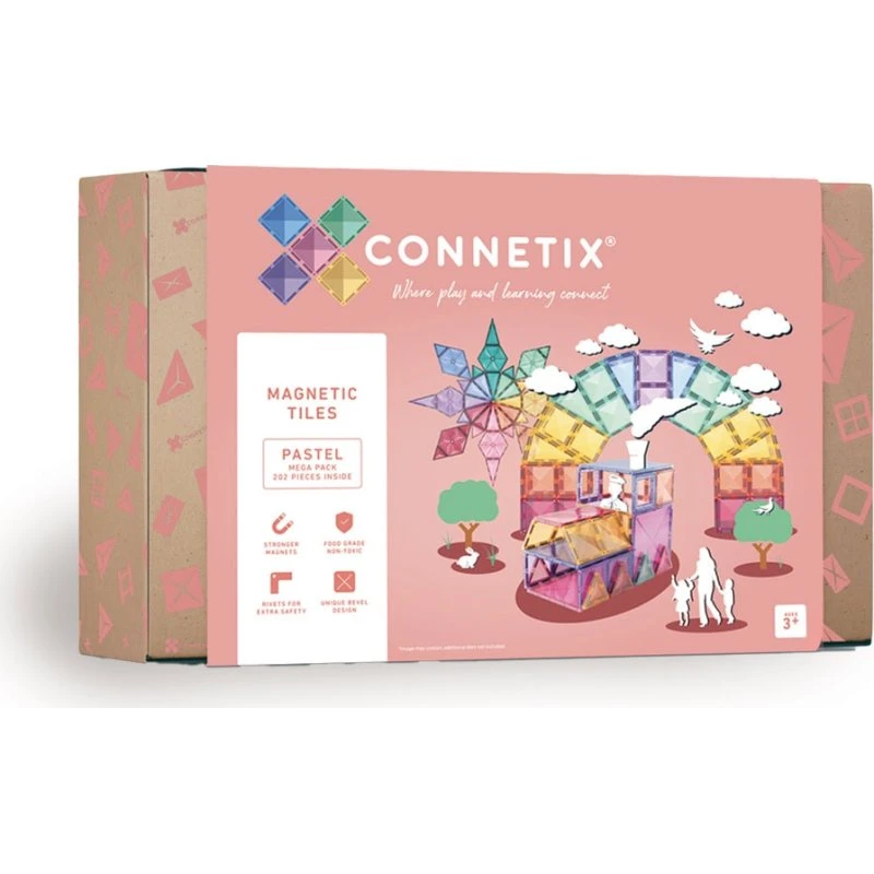 Connetix Mega Pack 202 Dele Pastel
