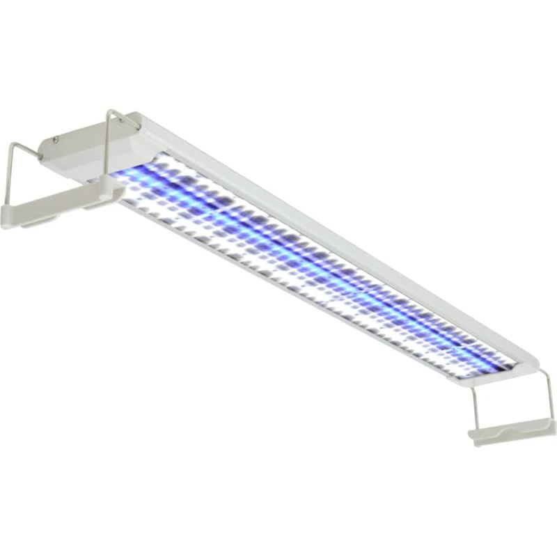 vidaXL LED-akvarielampe 80-90 cm IP67 aluminium
