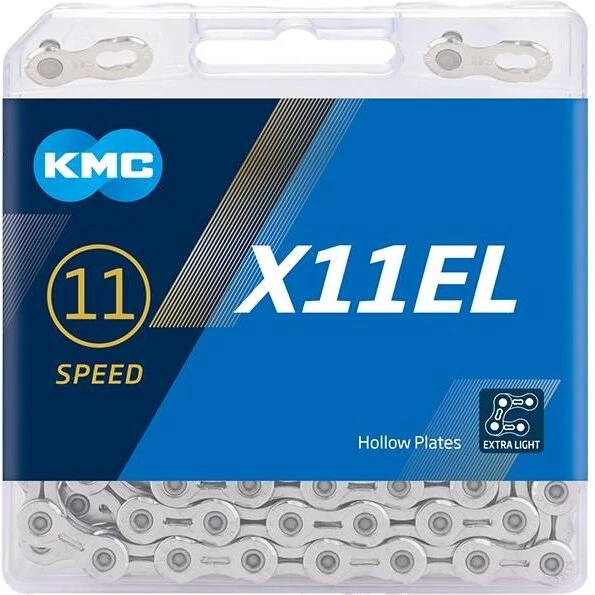 KMC X11EL 11-speed cykelkæde 118 led (sølv/guld)