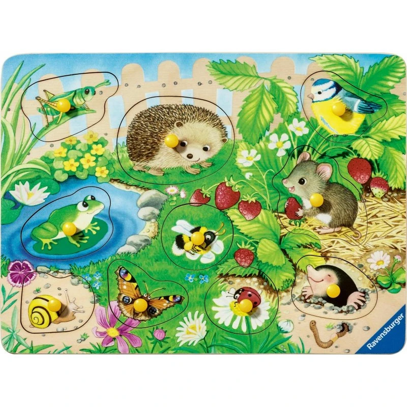 Ravensburger Mit Første Træpuslespil - 10 Brikker, Dyr, 2+ år