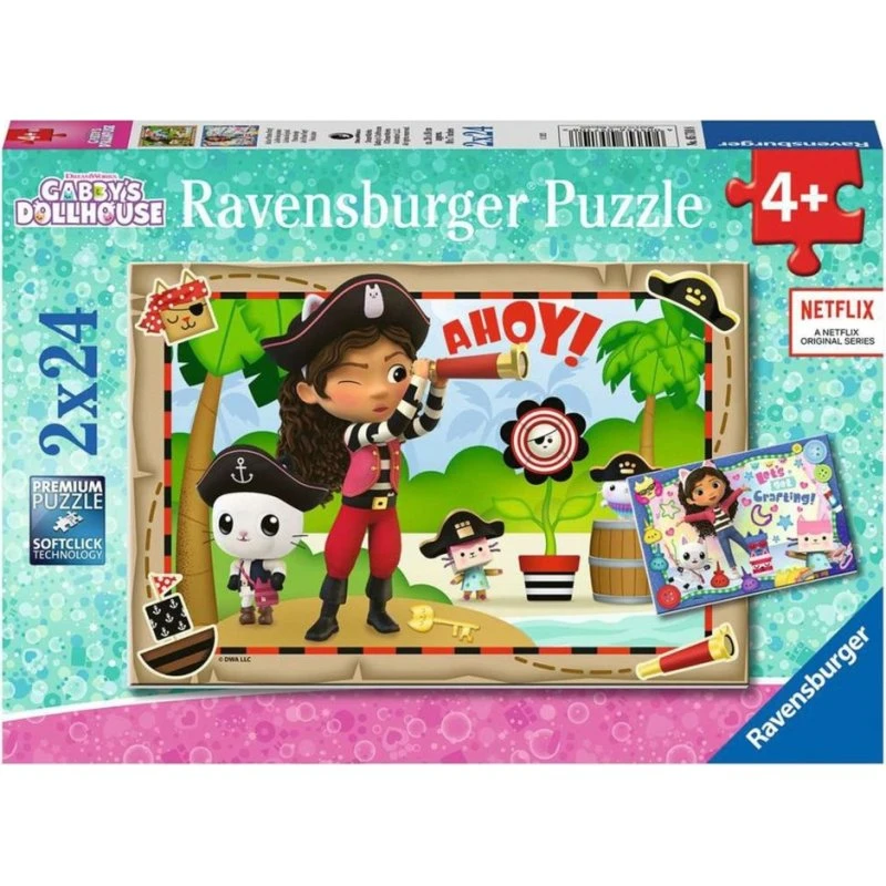 Ravensburger Gabby's Dollhouse 2x24 Brikker