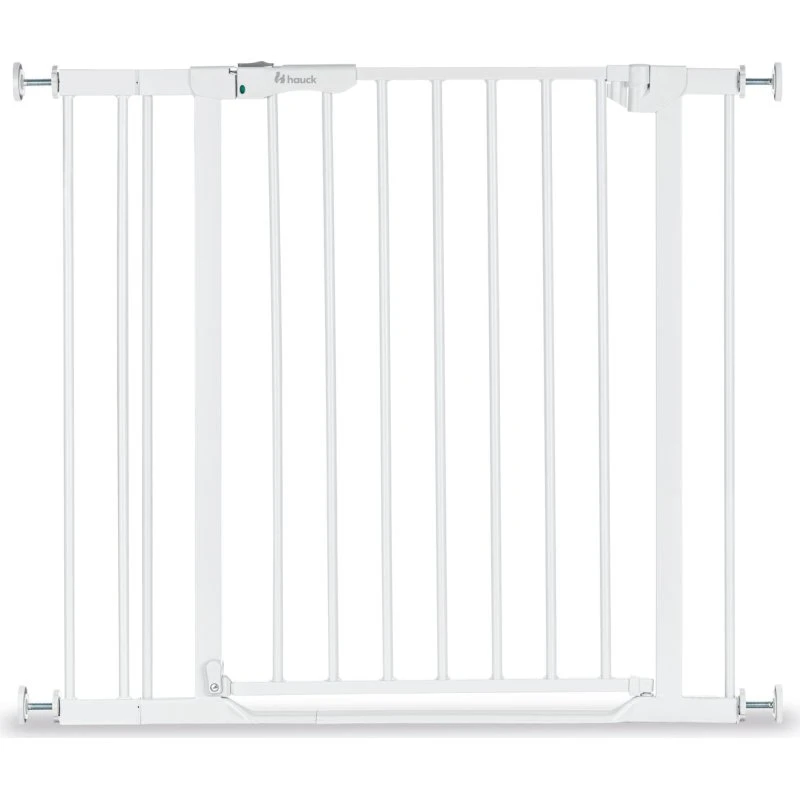 Hauck Clear Step Autoclose Sikkerhedsgitter 75/80+9 cm Hvid