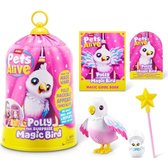 Zuru Pets Alive Polly den magiske overraskelsesfugl (9561)
