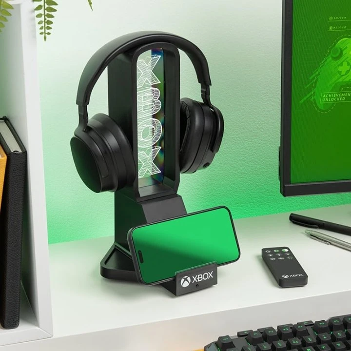 Paladone XBOX-bordholder med lys til hovedtelefoner