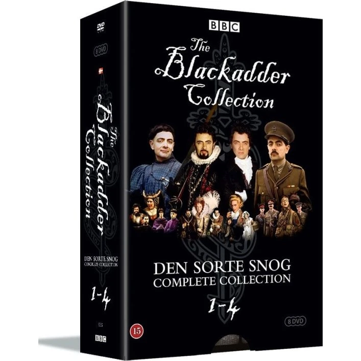 The Black Adder - Den Sorte Snog - Komplet Samling - 8 DVD