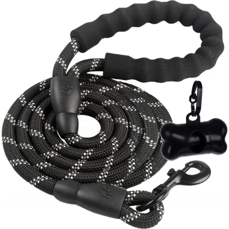 FidoFlex Refleks Hundesnor med Poopposeholder, 5 m