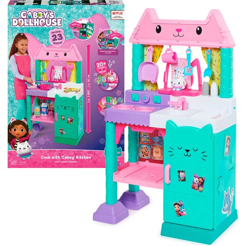 Gabby's Dollhouse Cakey Kitchen Legekøkken (3år+)